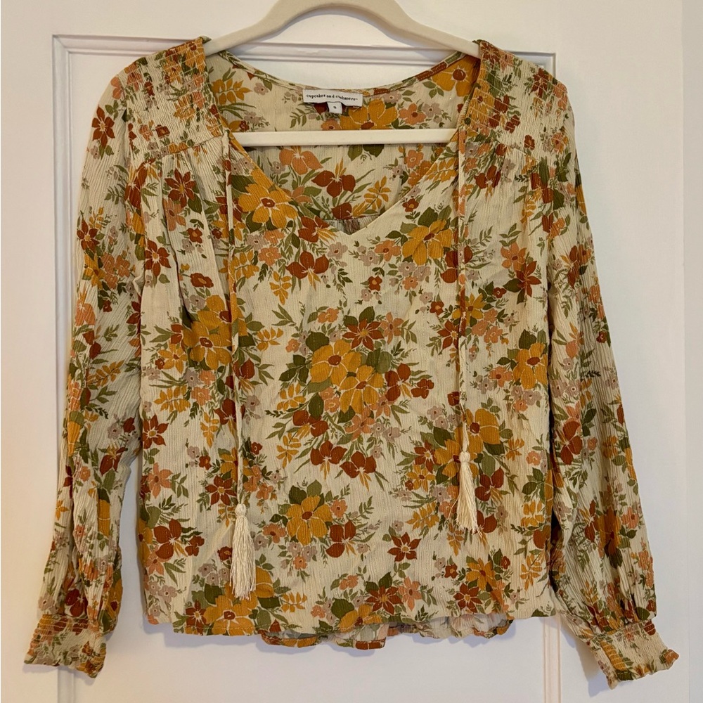 Cupcakes and Cashmere Floral Top